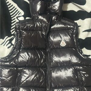 Moncler Bormes Black Puffer Vest